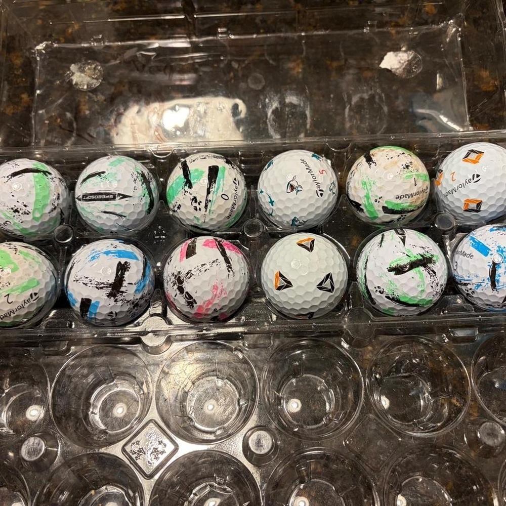 Taylor Made speciality golf balls TPX pet dozen